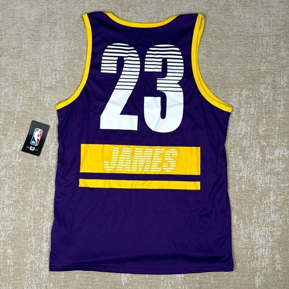 NBA Mens Los Angeles Lakers Tank Top #23 James Size Medium